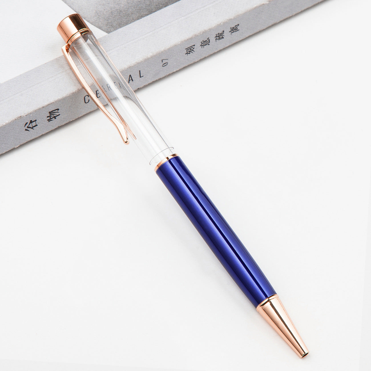 Pluma de grasa de tubo vacío de camelia DIY de metal al por mayor